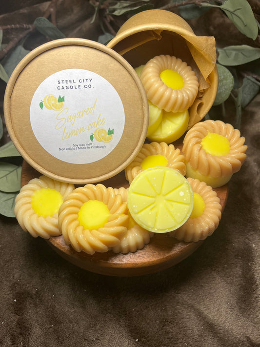 Sugared lemon cake