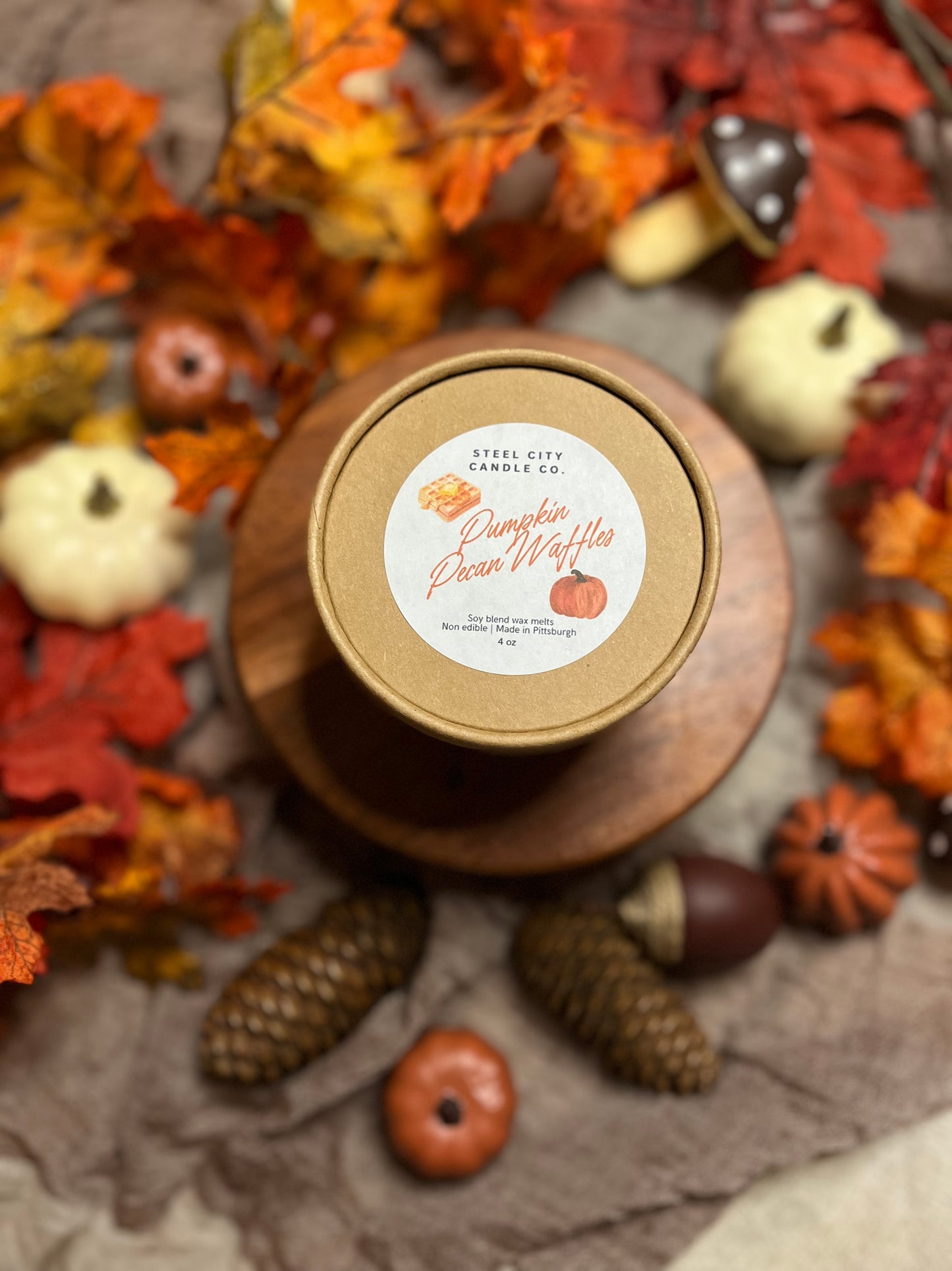 Pumpkin Pecan Waffles